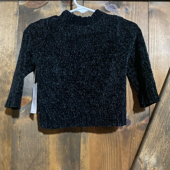 NWT Jessica Simpson Black Cardigan, size 0/3 months, smoke free home - Picture 4 of 4